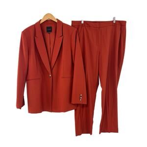 Alex Marie Brown Blazer Tailored Suit Jacket